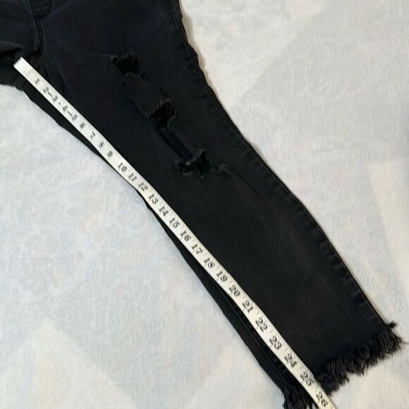 Old Navy Black Jeans Jeggings Women’s Size 16 Black Stretch Skinny Mid Rise - Picture 6 of 12